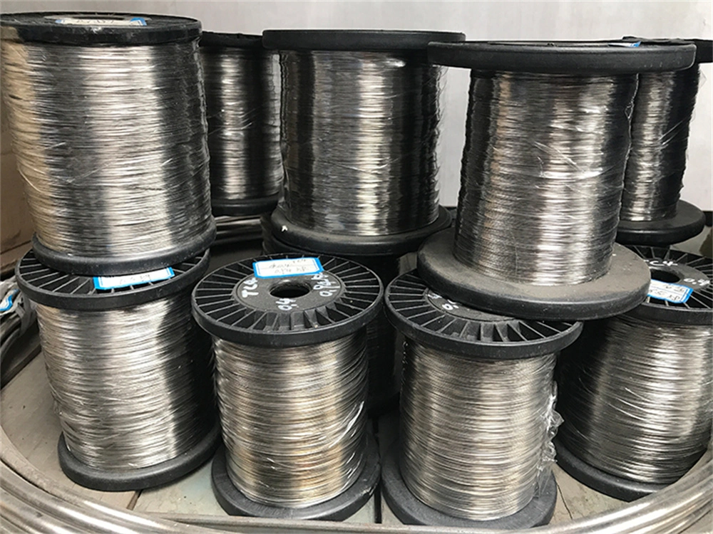 Nitinol Flat Wire High Quality Shape Memory Alloy Titanium & Nickel Nitinol SMA Wire for Urology